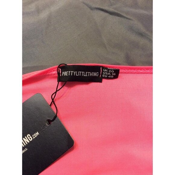 Pretty Little Thing Women Bodysuit Size 16 Pink - Picture 3 of 3